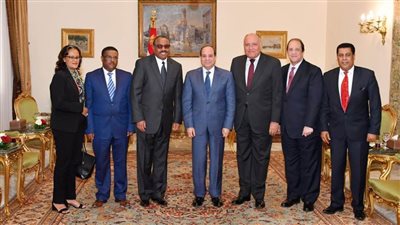   الرئيس السيسي يتلقى رسالة من رئيس الوزراء الأثيوبي