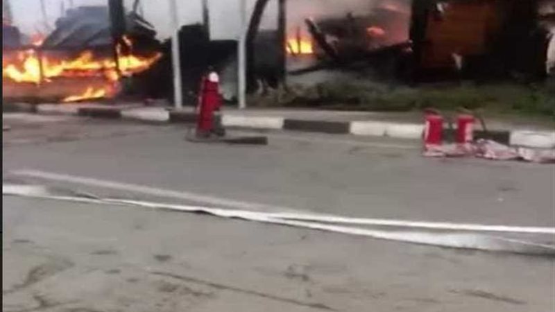 عاجل.. اخماد حريق