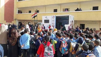 بحضور ٢٦٠٠ طالب وطالبة انطلاق مهرجان صحتهم مستقبلهم بمدارس المنيا
