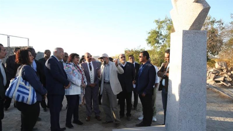 وزيرة الثقافة تتفقد