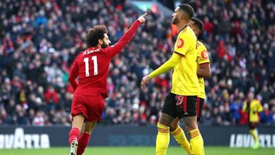 هدف عالمي من محمد صلاح يعلن تقدم ليفربول على واتفورد في الشوط الأول
