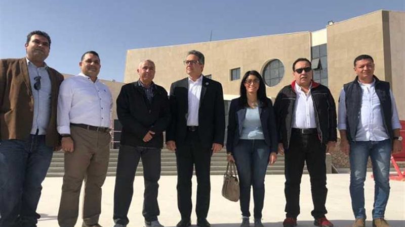 وزير الآثار يتفقد