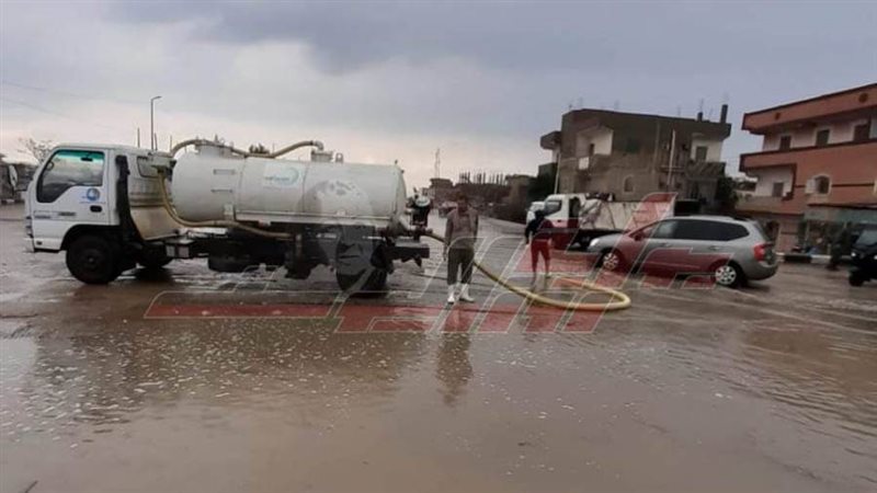 الطقس السئ يضرب المنوفية