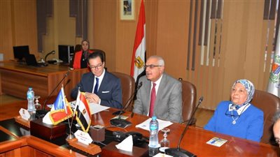 السفير الفرنسي: جامعة المنصورة تمتلك عقولا وقدرات بشرية متميزة