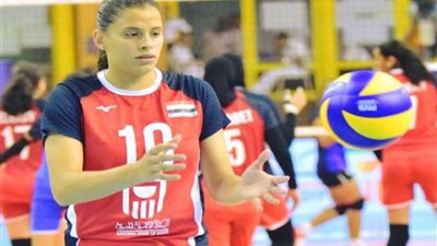 استقرار حالة فريدة الحناوي لاعبة طائرة الأهلي