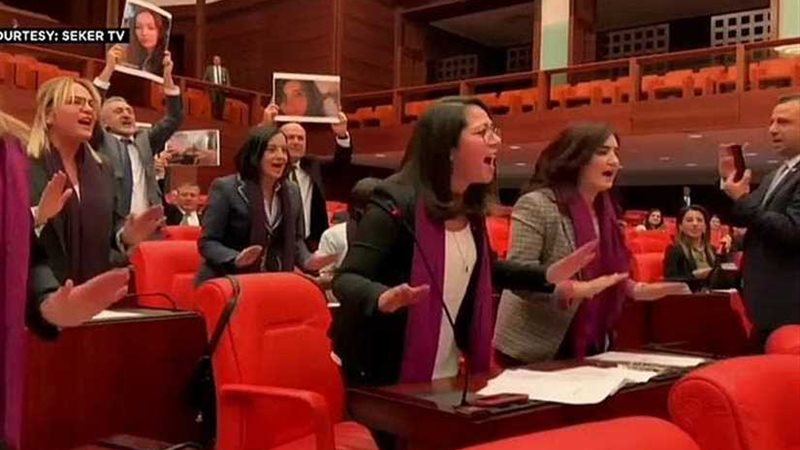 فضيحة.. نائبات تركيات