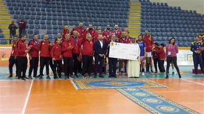 شاهد.. تتويج الأهلي بلقب البطولة العربية للكرة الطائرة