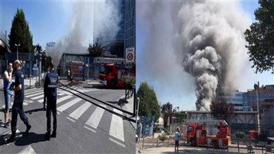 اندلاع حريق كبير بمحيط محطة قطار شهيرة في العاصمة الفرنسية باريس