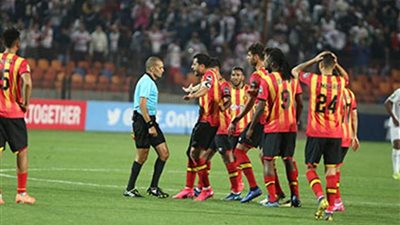 تعرف على خطأ حكم مباراة الزمالك والترجى 