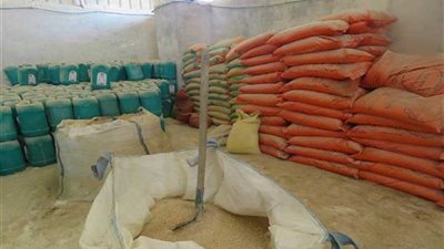 ضبط 401 طن من الأسمدة الزراعية المغشوشة بالمنوفية