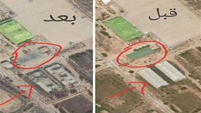 الغارات الجوية تجعل معسكرًا للميليشيات أثرًا بعد عين.. (صورة)‎