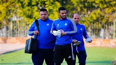 بالصور.. إصابة الشناوي في مران بيراميدز