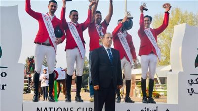 منتخب الفروسية يفوز بفضية الجائزة الكبرى بالإمارات 