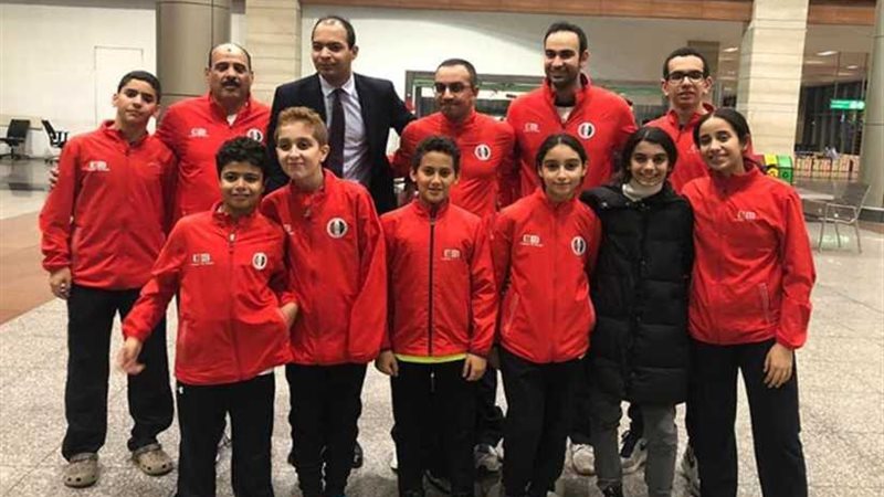 وصول البعثة المصرية