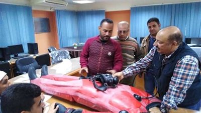 مياه المنيا تدرب العاملين على تشغيل محطات الغطس