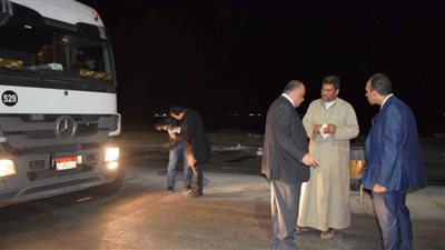 محافظ المنيا يكلف نائبه بمتابعة نقاط تحصيل رسوم المحاجر (صور)