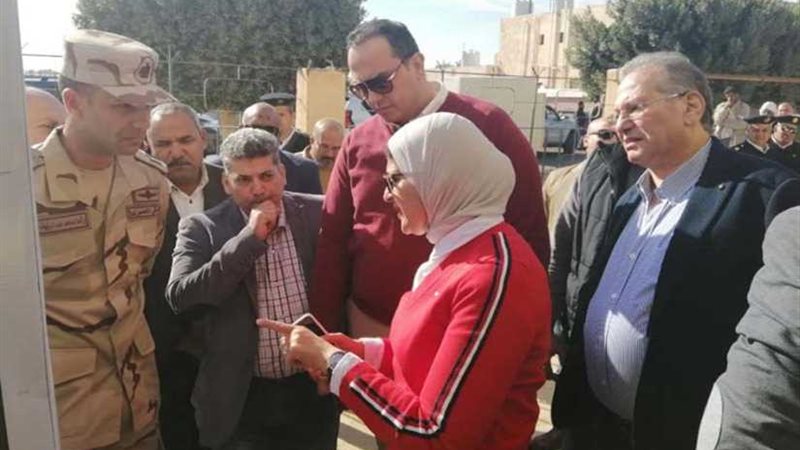 وزيرة الصحة تتفقد