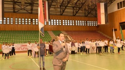 انطلاق فعاليات الملتقى الرياضي الأول بجامعة أسيوط 