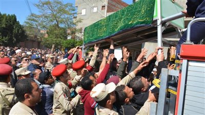 تشييع جثمان شهيد سيناء بـ