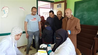 صحة الشرقية تتابع مبادرة الأنيميا والسمنة لتلاميذ المدارس