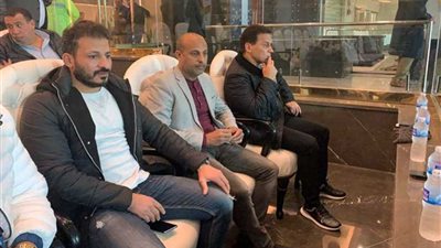 البدري يحضر مباراة الأهلي والاتحاد السكندري ..