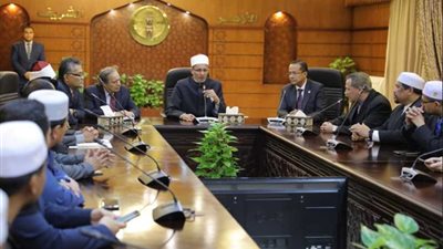 وكيل الأزهر يستقبل رئيس وزراء ولاية تيرينجانو الماليزية