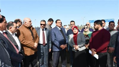محافظ البحيرة يتفقد كوبري «كفر بولين» بتكلفة 90 مليون جنيه