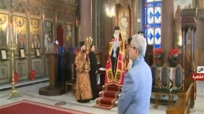 بطريرك الروم الأرثوذكس يترأس قداس عيد الميلاد بكاتدرائية القديس نيقولاوس