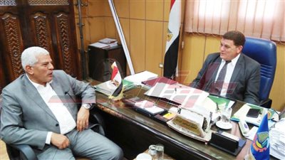 وكيل وزارة الزراعة بالبحيرة يستقبل نقيب الزراعيين (صور)