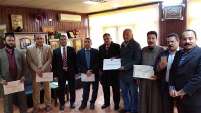 جامعة حلوان تكرّم قيادات وأهالي أطفيح