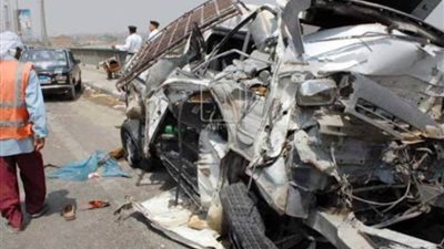 إصابة 23 شخصا في حادث تصادم بطريق نصر النوبة شمال أسوان