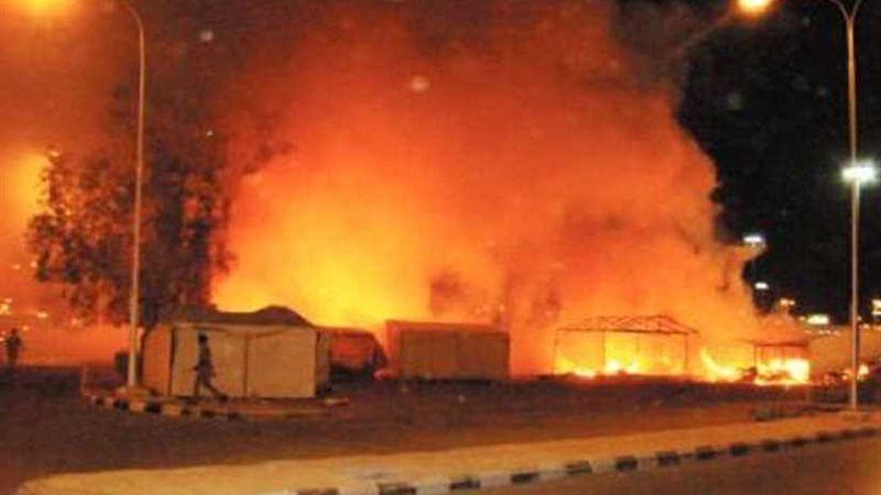 مصرع شخص في حريق