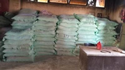 ضبط كمية من الدقيق المدعم ببني سويف 