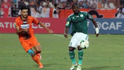 المصري بالأخضر والأبيض ونهضة بركان بالبرتقالي والأسود في الكونفيدرالية