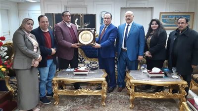 أمانة حماة وطن في زيارة لمحافظ البحيرة (صور)