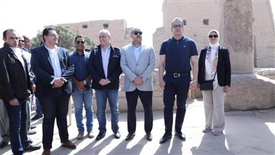 خلال تفقدها معبد الكرنك بالأقصر.. وزيرة الصحة: السياحة آمنة في مصر ولا داعي للخوف