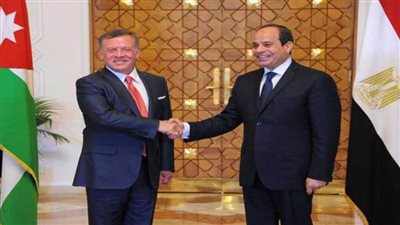 رسالة من الرئيس السيسي للعاهل الأردني بشأن سد النهضة