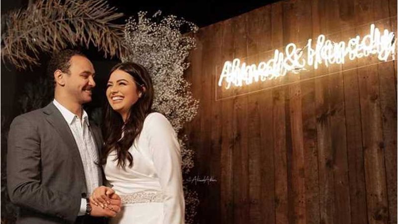 بالصور.. خطوبة هنادي