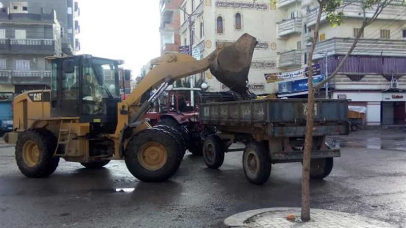 رفع 1087 طن قمامة