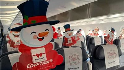 مصر للطيران تحتفل بالعام الجديد وتقدم إنترنت مجانيًا لمسافريها