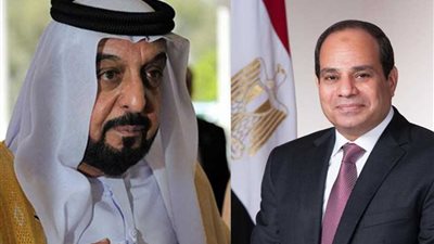 رئيس الإمارات يعزي الرئيس السيسي في ضحايا حادث السير ببورسعيد