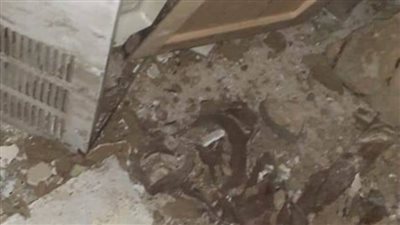 انهيار جزئي لعقار بـ«الزيتون»