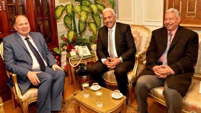 محافظ أسيوط يستقبل نائب رئيس جامعة الأزهر