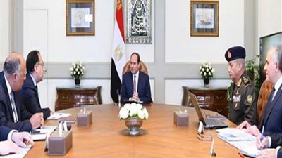 الرئيس السيسي يبحث آخر المستجدات على صعيد التدابير والإجراءات الجاري اتخاذها لمكافحة الإرهاب
