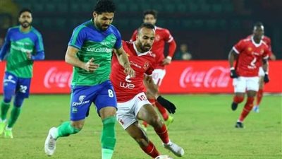 شوط أول سلبي بين الأهلي والمقاصة في الدوري