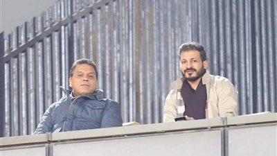 البدري ومعوض يحضران مباراة الأهلي والمقاصة