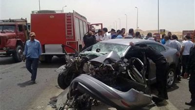 مصرع طالب وإصابة آخر في حادث تصادم بالمنوفية