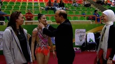 حبيبة مرزوق تتوج بالمركز الأول في البطولة الإفريقية للجمباز