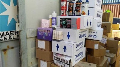 إحباط تهريب نحو ١٦ ألف عبوة مستحضرات تجميل بقرابة ٣ ملايين جنيه إلى داخل البلاد