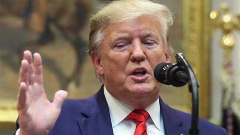 ترامب في برقية لرئيس
